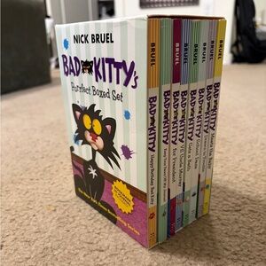 Nick Bruel Bad Kitty Paperback 9 Book Lot